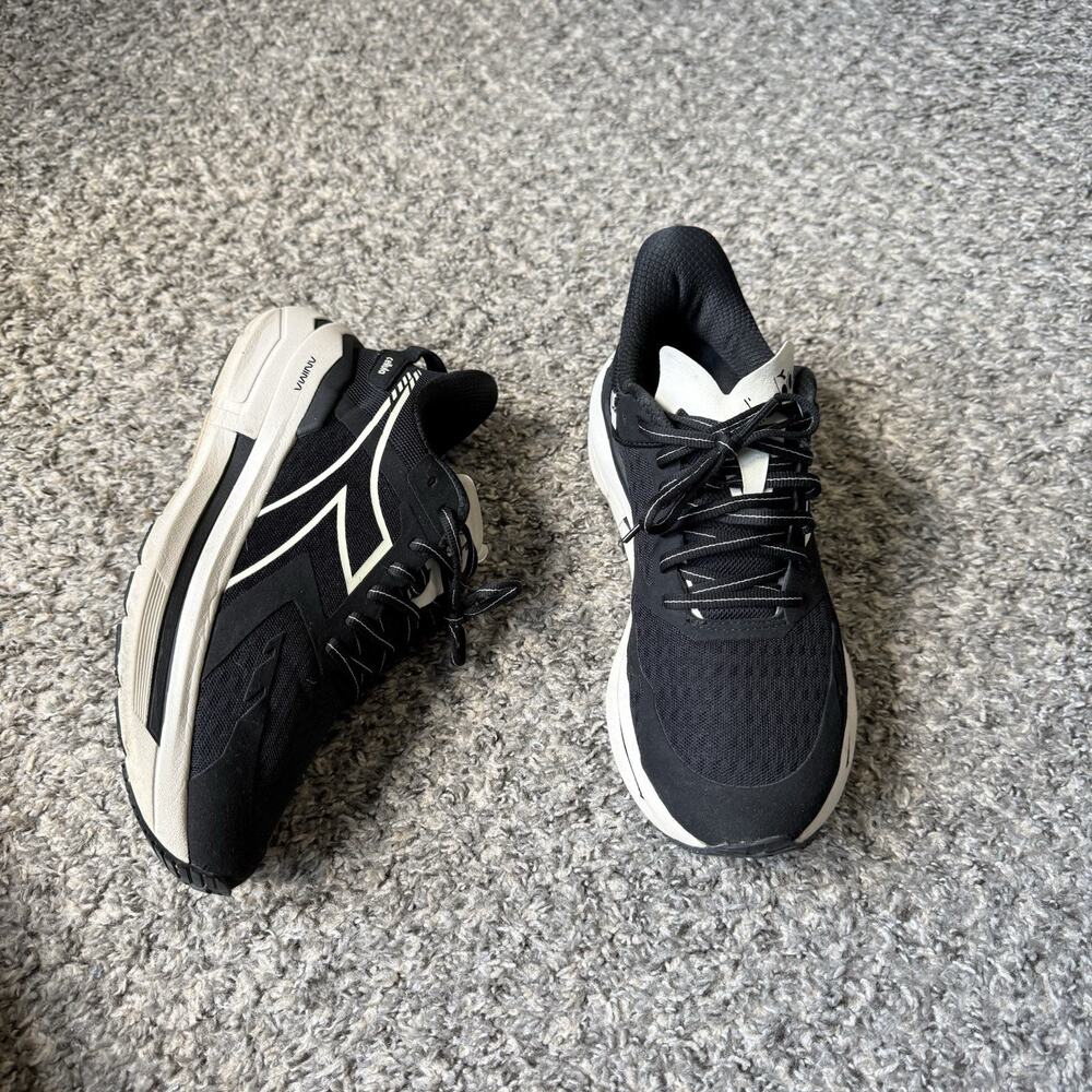 Diadora Cellula Womens Size 9.5 Black Athletic Running Shoes Sneakers